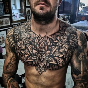 Top 60 Sexiest Chest Tattoo Design Ideas For Men 2021 | BEST Chest ...