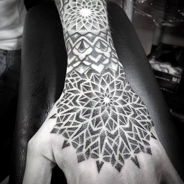 Top 30 Geometric Hand Tattoos For Men