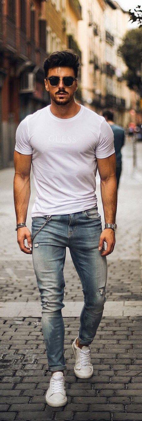 White T-Shirt Outfit Ideas