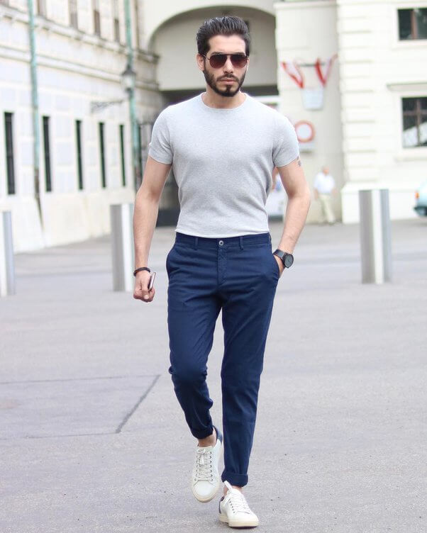 Trendy Outfit ideas For White T-Shirt For Men