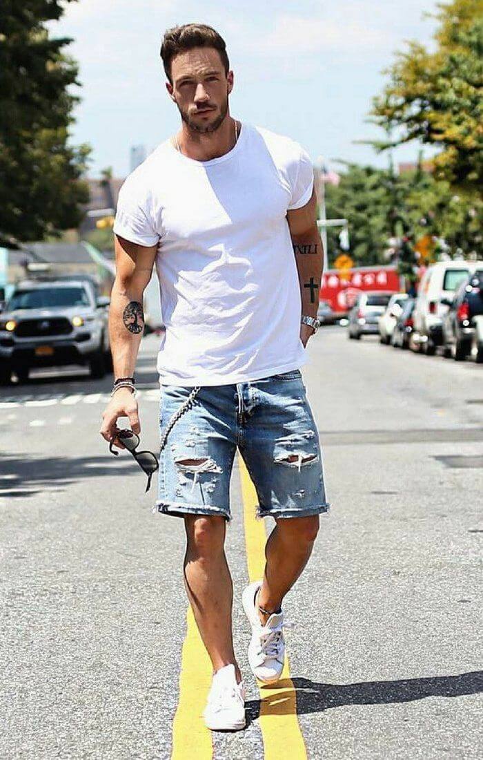 How To Style White T-Shirt For Men