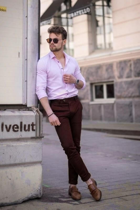 pink shirt combination ideas