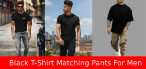 Black T-Shirt Matching Pants For Men 2024!