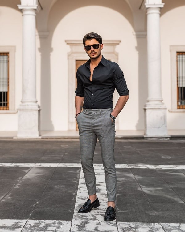 Gray Pants Outfit Ideas