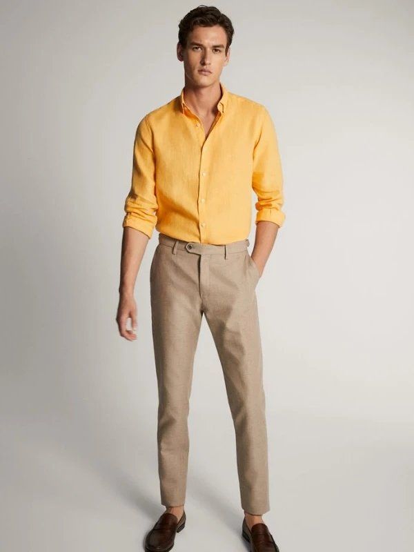 Yellow Shirt Outfit Ideas For Men