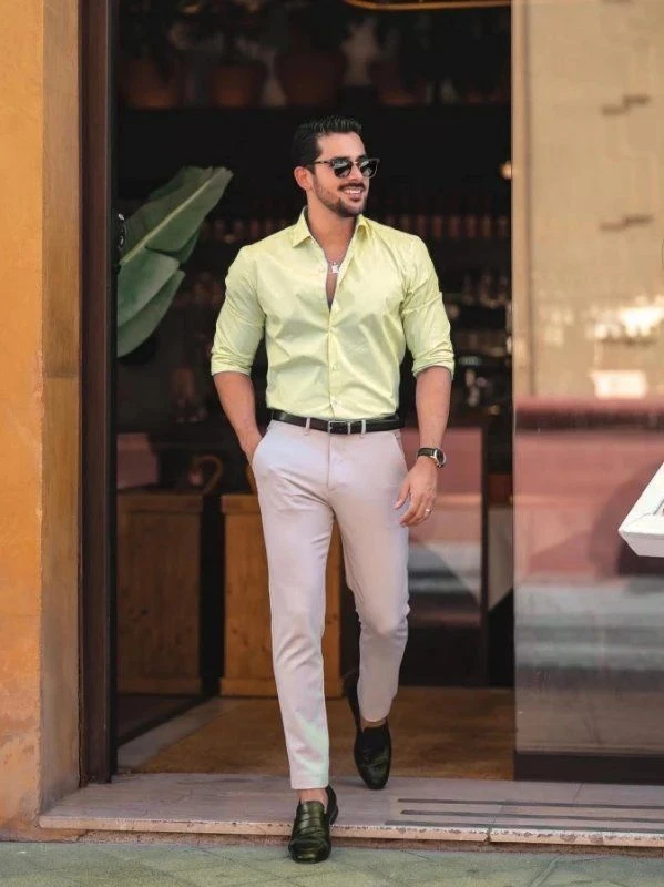 How To Style Yellow Shirt For Men