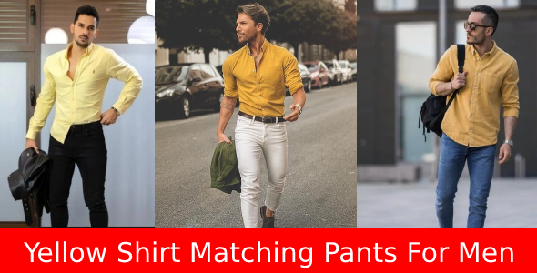 Top 10 BEST Yellow Shirt Matching Pants For Men 2024